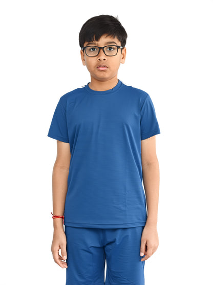 CHILINS Boys Sportswear T-Shirt & Shorts Set – Comfortable Active Wear for Kids