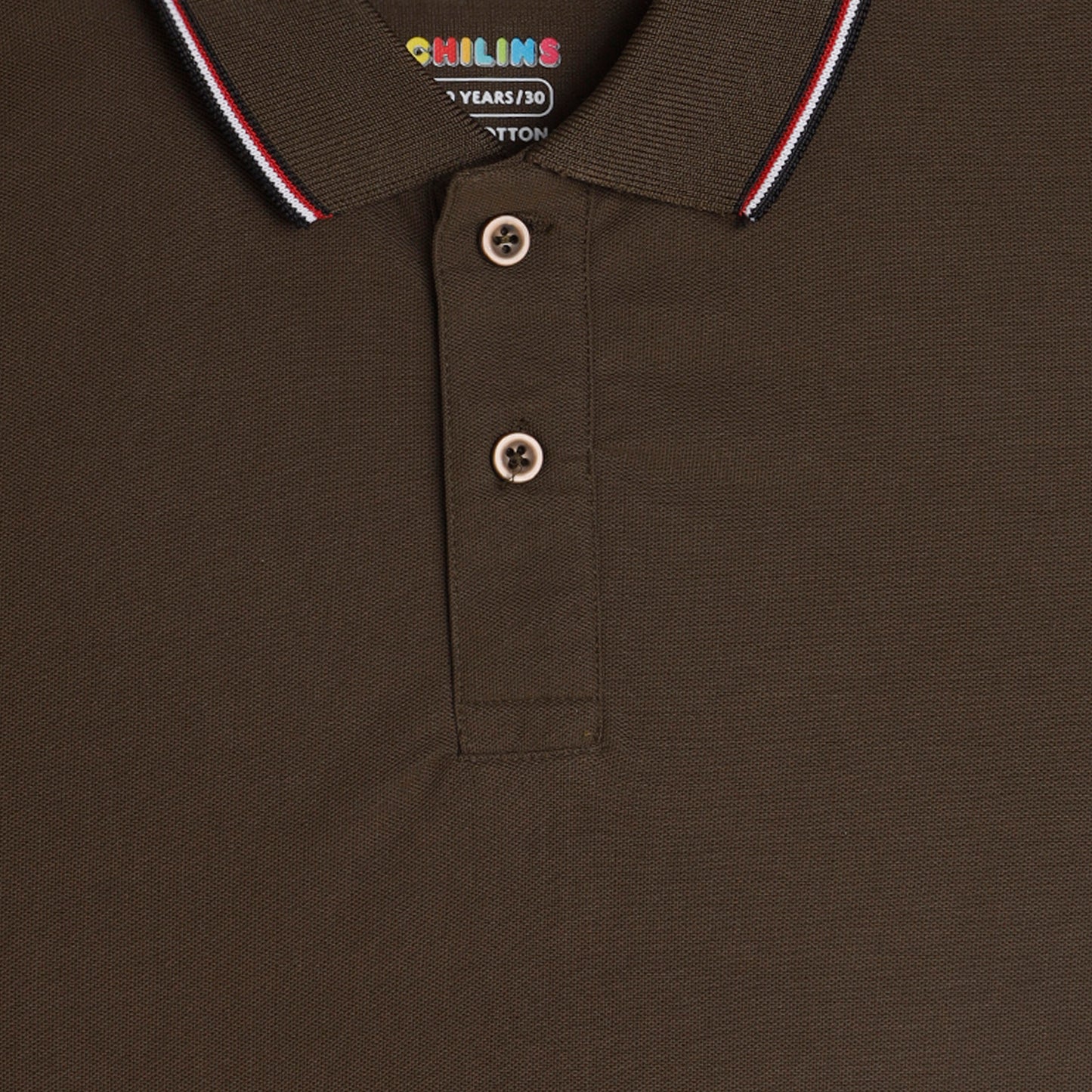 Boys Polo Solid Tshirt Polyester