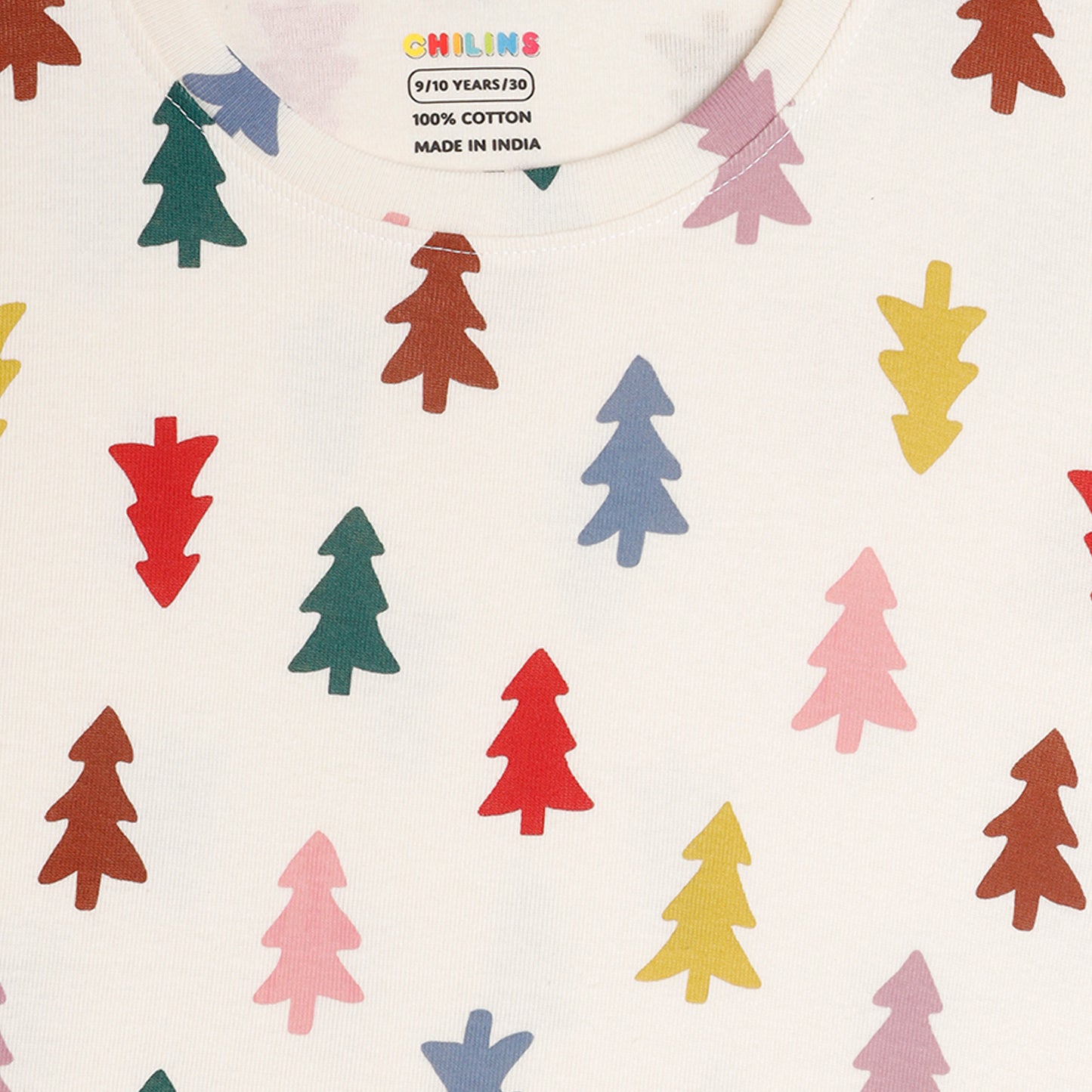 Boys Girls Christmas Special Round Neck Cotton Tshirt