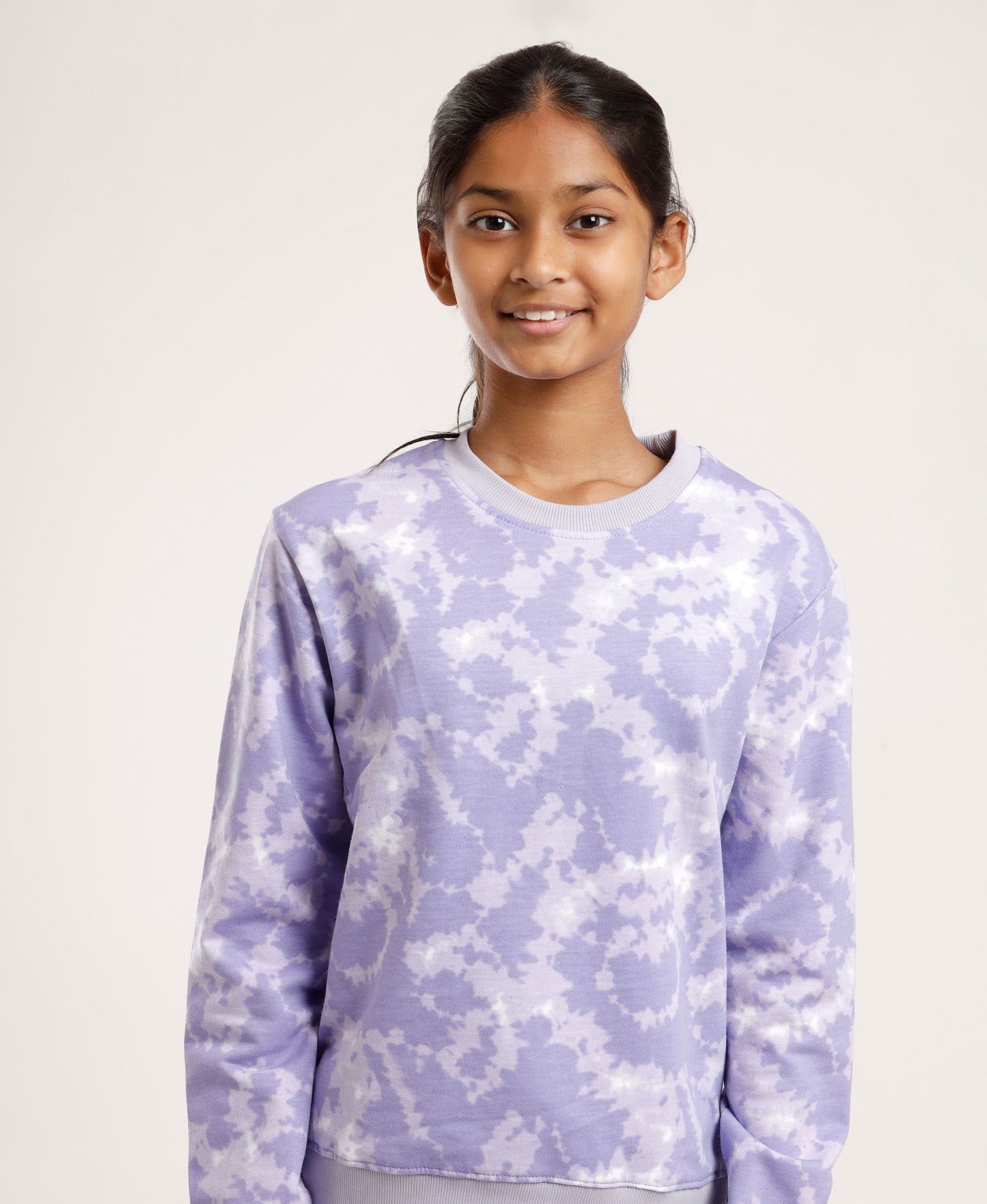 Girls’ Tie-Dye Clothing set |Sweatshirt & Jogger Co-Ord Set |Blue