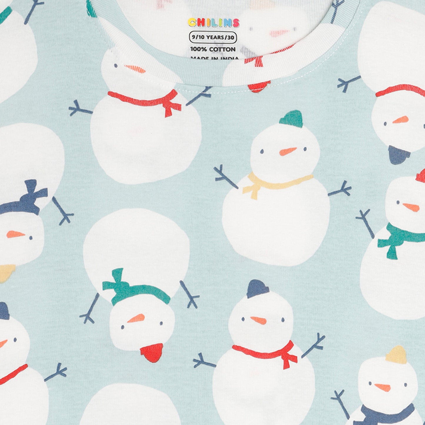 Boys Girls Christmas Special Round Neck Cotton Tshirt