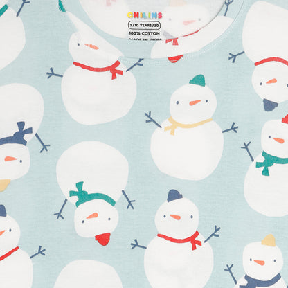 Boys Girls Christmas Special Round Neck Cotton Tshirt