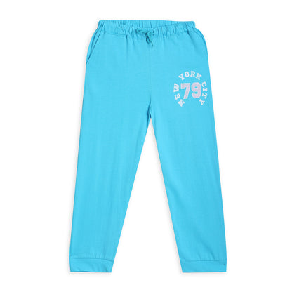 Girls Cotton Tshirt Pajama Set Knit Half Sleeves