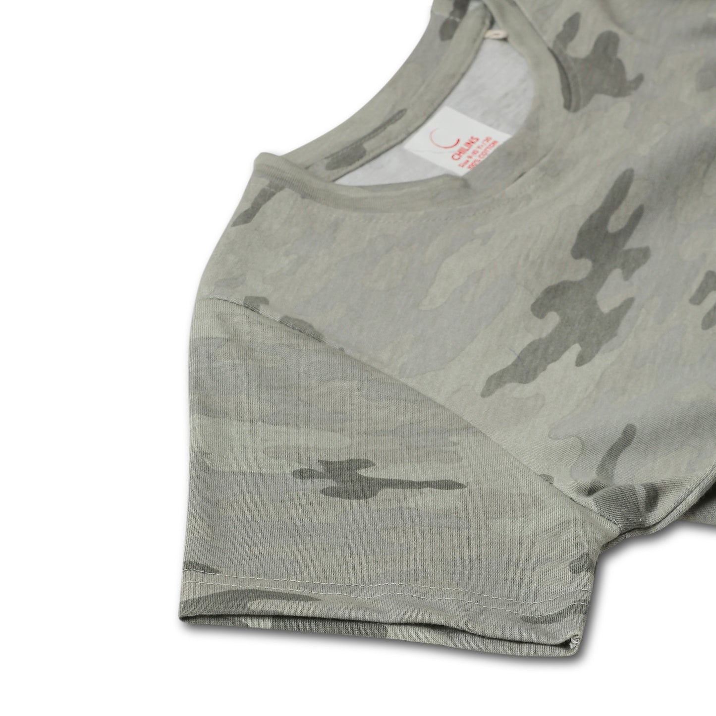 Kids Boy's Girls Regular Round Neck Cotton Fit T-Shirt Grey