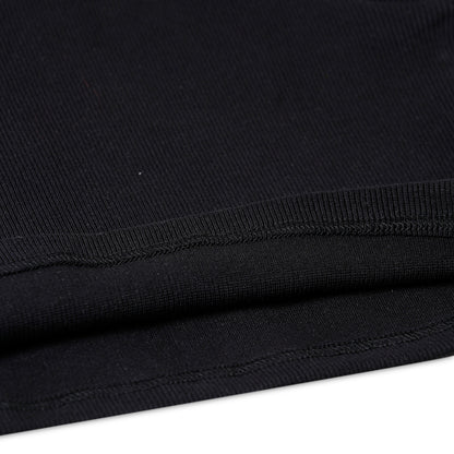 Girl's Solid Crew Neck Ribbed/Knitted Sleeveless Stretchable Slim Fit Crop Tank Top