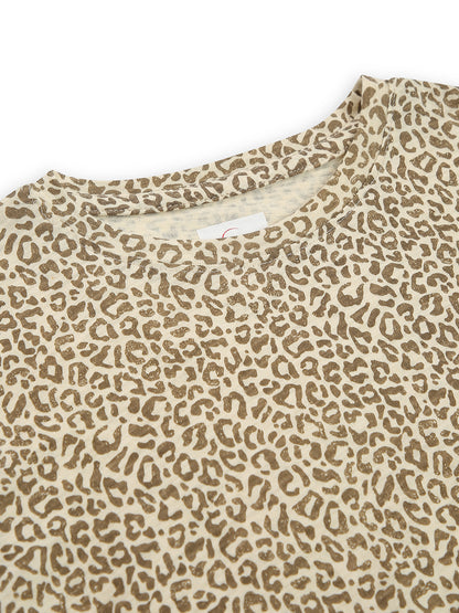 Kids Girls Cotton Co-ord set Printed