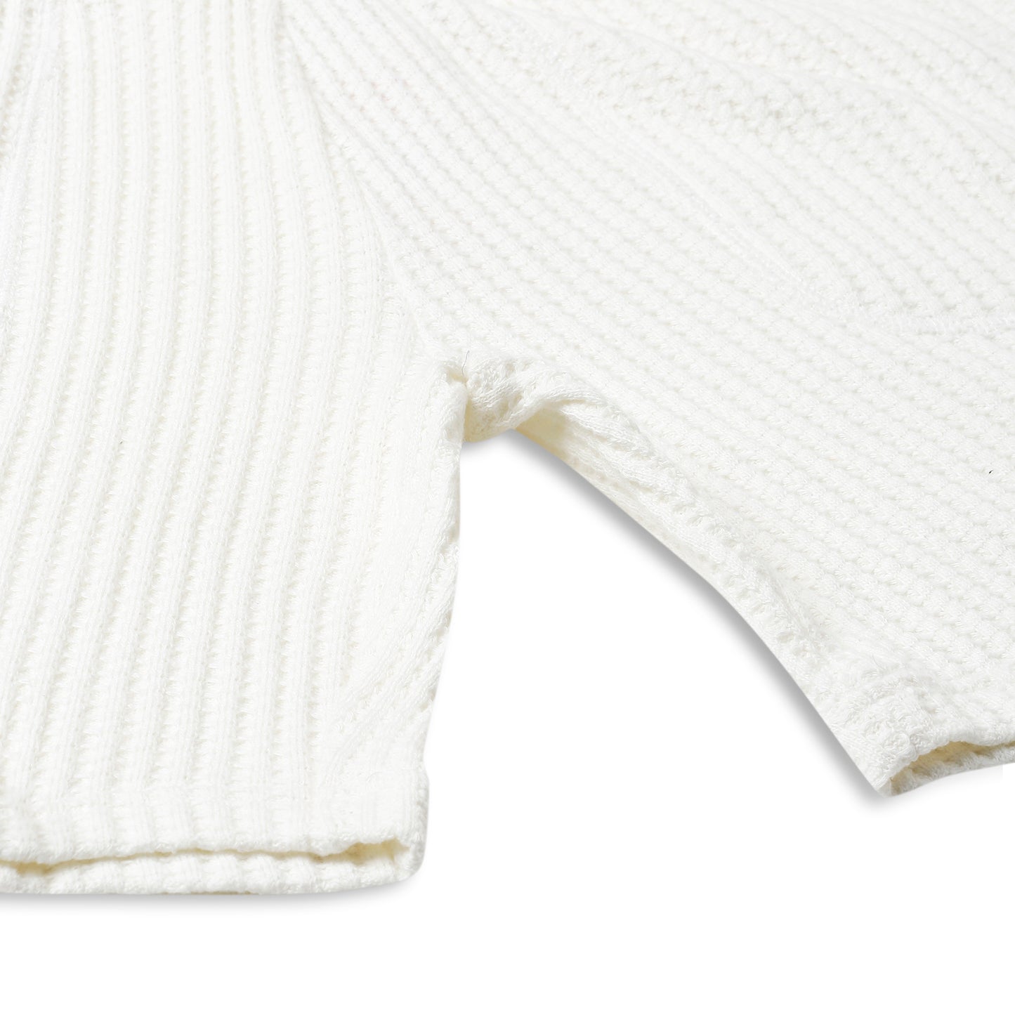 Boy's Cotton Bermuda Shorts with Trending Pocket Design – White