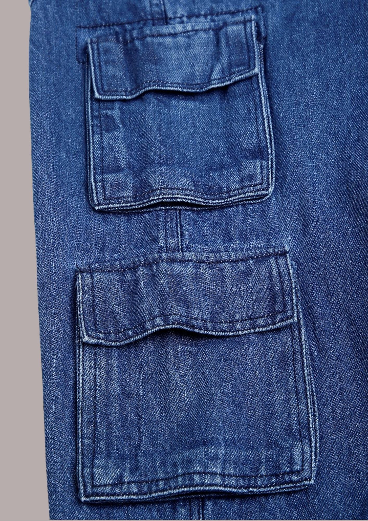 CHILINS Kids’ Blue Baggy Jeans with Logo T‑Shirt – Trendy Casual Wear for Boys