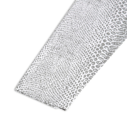 Poly lycra Printed Leggings for Girls White