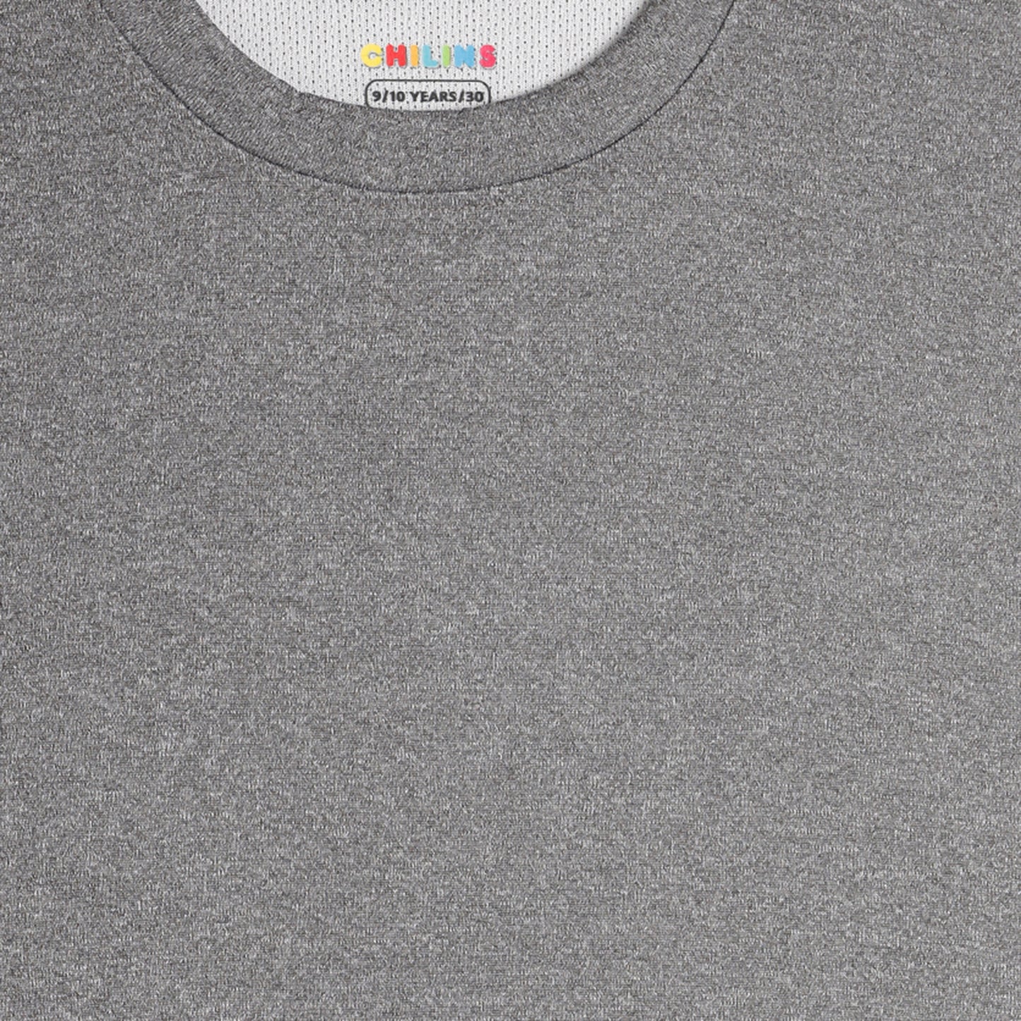 Kids Sports Wear Dryfit Active Wear Tshirt Grey