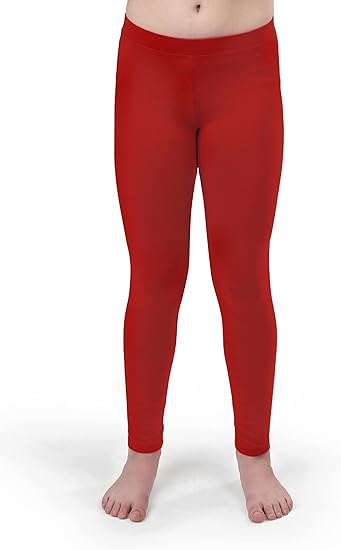 Lycra Cotton Legging for Girls Blue,Red