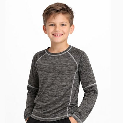 CHILINS Boys Activewear Dry Fit Full Sleeve Sports T-Shirt