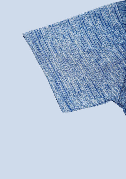 CHILINS Kids’ Blue Dry‑Fit Sports T‑Shirt – Lightweight Activewear for School & Outdoor Sports