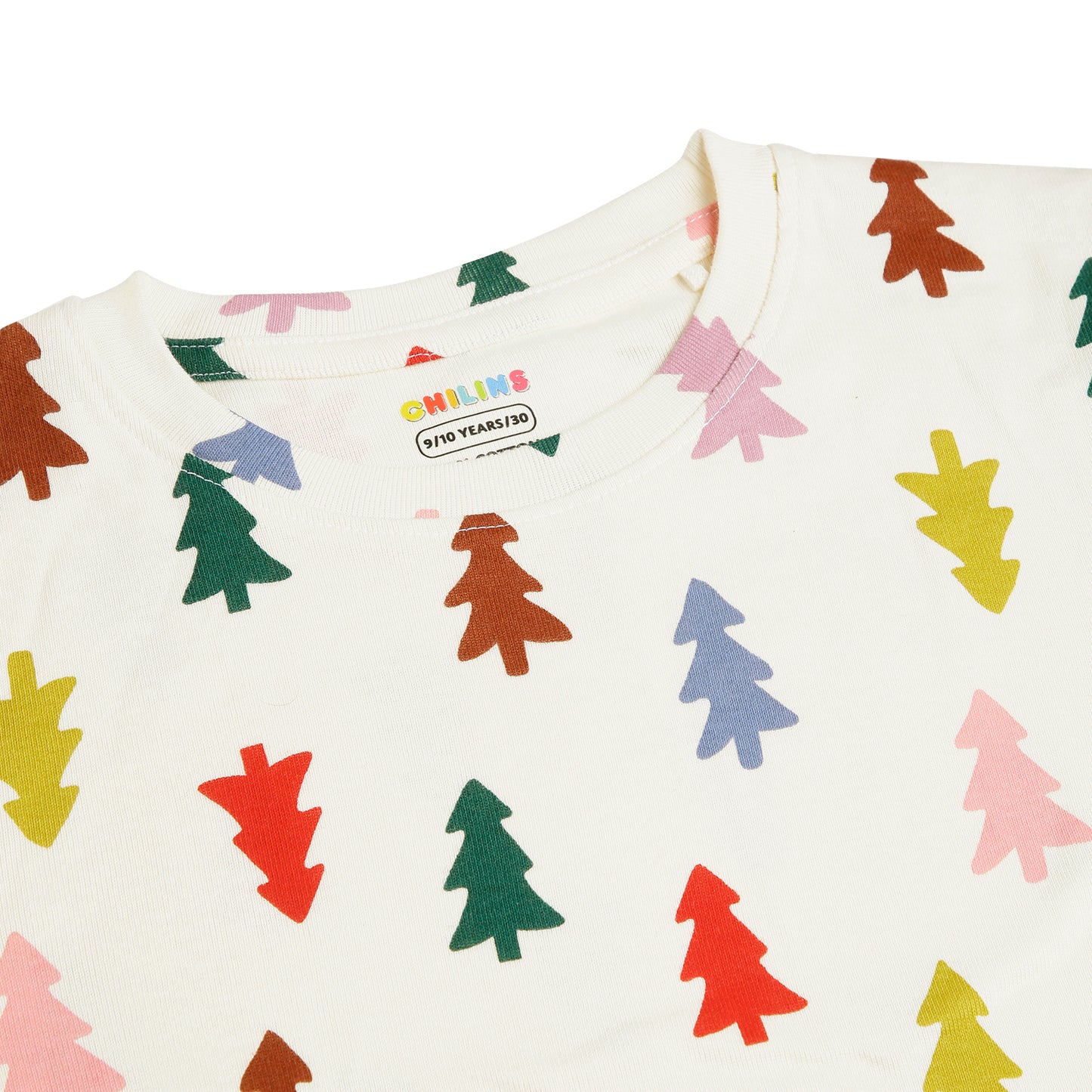 Boys Girls Christmas Special Round Neck Cotton Tshirt