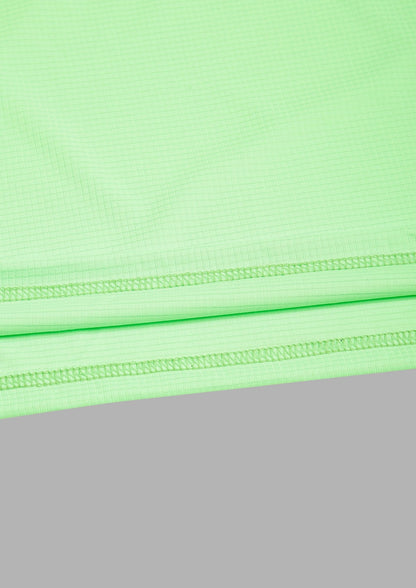 CHILINS Kids’ Neon Green Dry‑Fit Sports T‑Shirt – Activewear for Outdoor & School Sports