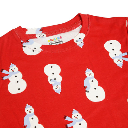 Boys Girls Christmas Special Round Neck Cotton Tshirt