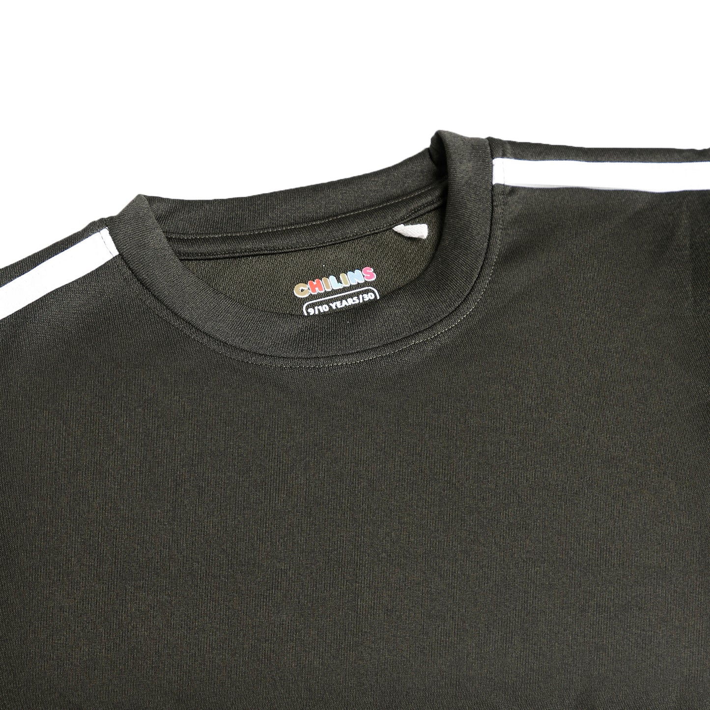 Kids Sports Wear Dryfit Active Wear Tshirt Grey