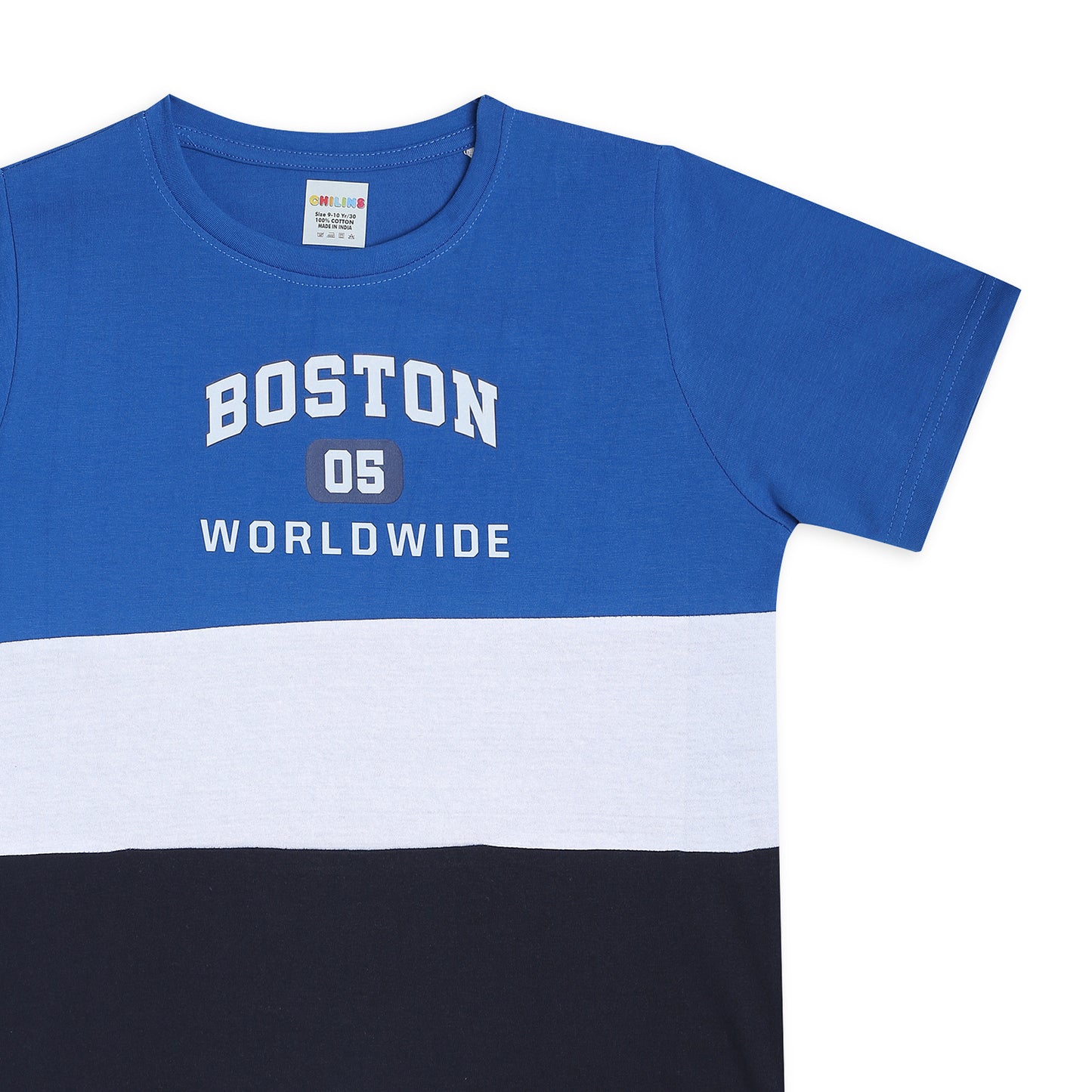 Boys Cotton Tshirt Pajama Set Knit Half Sleeves