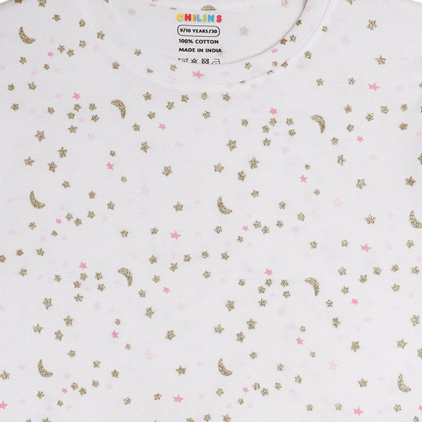 Kids Christmas Special Tshirt Pyjama Set Cotton