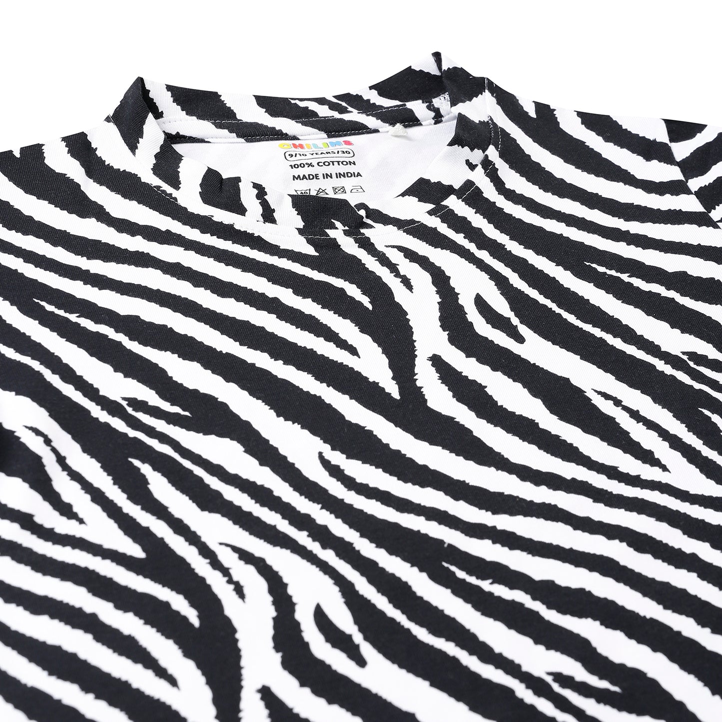 Sleepwear Set | Tshirt Pyjama Pant Set | Nightsuit Set | Boys & Girls Cotton Fabric Black