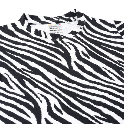 Sleepwear Set | Tshirt Pyjama Pant Set | Nightsuit Set | Boys & Girls Cotton Fabric Black