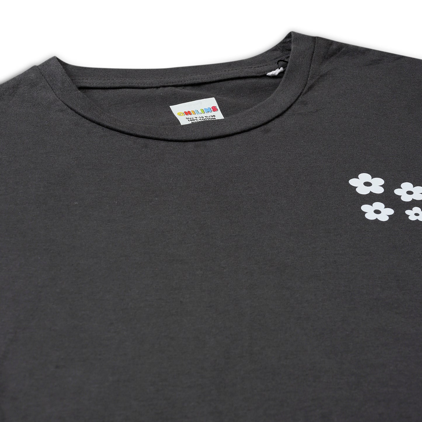 Sleepwear Set | Tshirt Pyjama Pant Set | Nightsuit Set | Girls Cotton Fabric Grey Flower