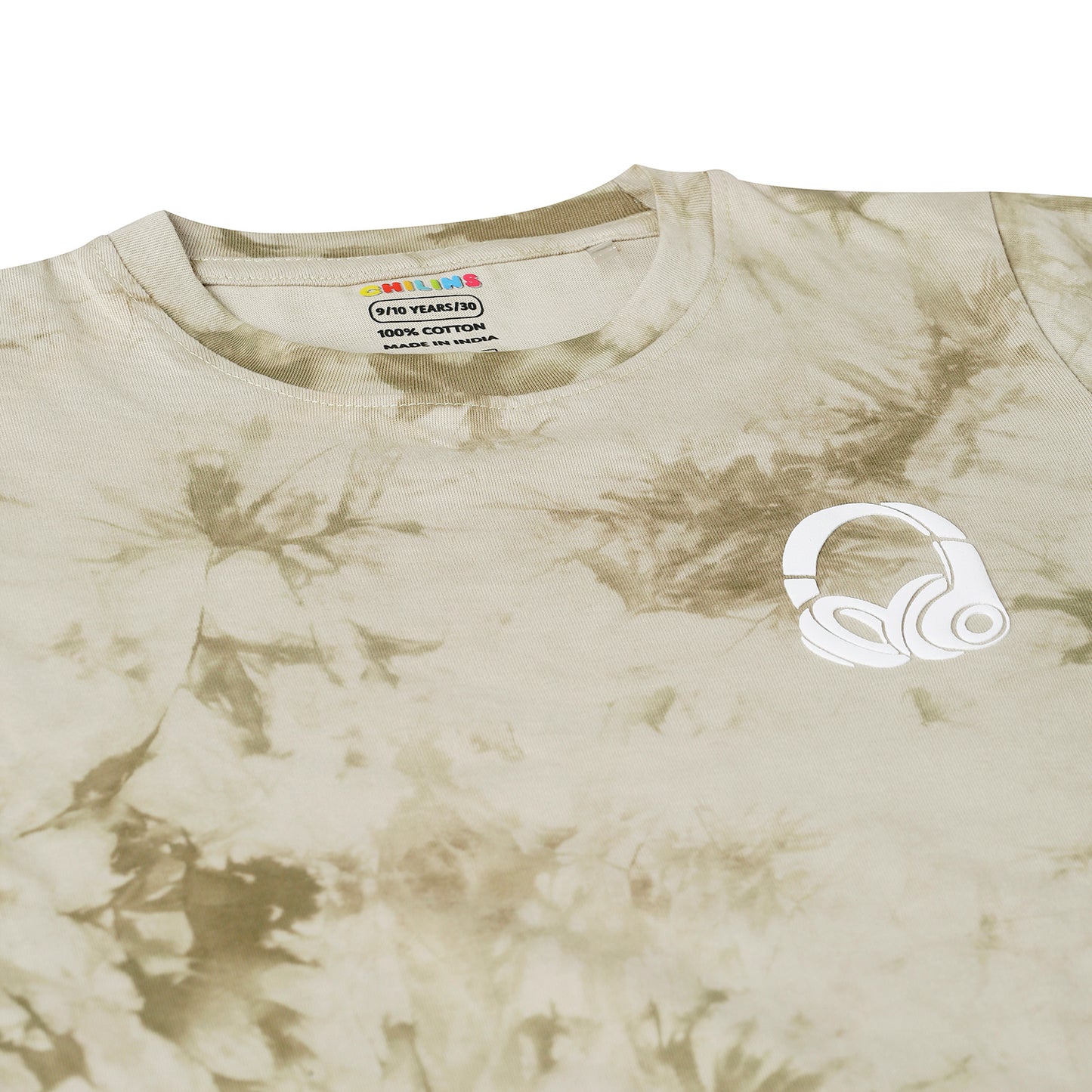 Sleepwear Set | Tshirt Pyjama Pant Set | Nightsuit Set | Boys & Girls Cotton Fabric Cream Green