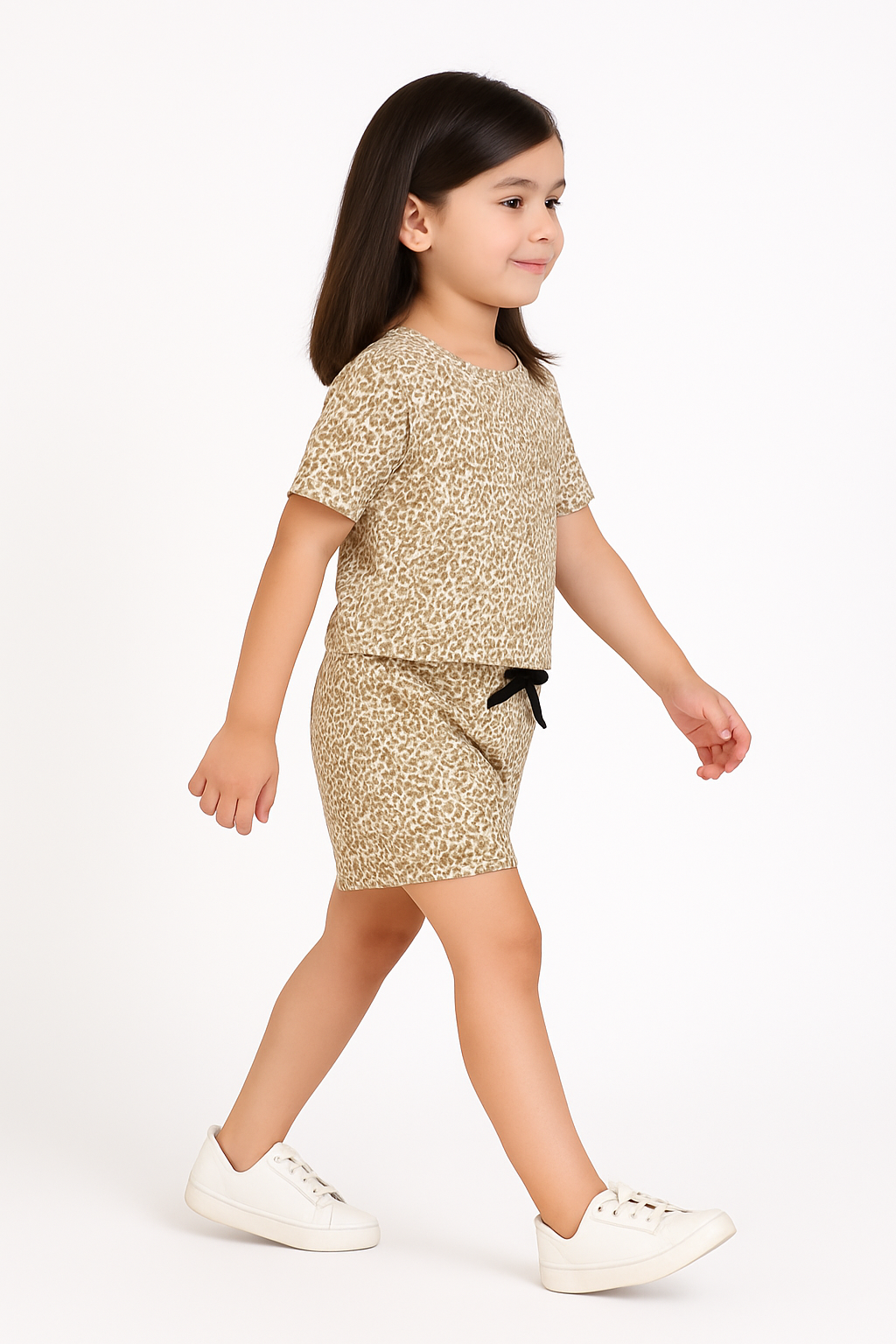 Kids Girls Cotton Co-ord set Printed