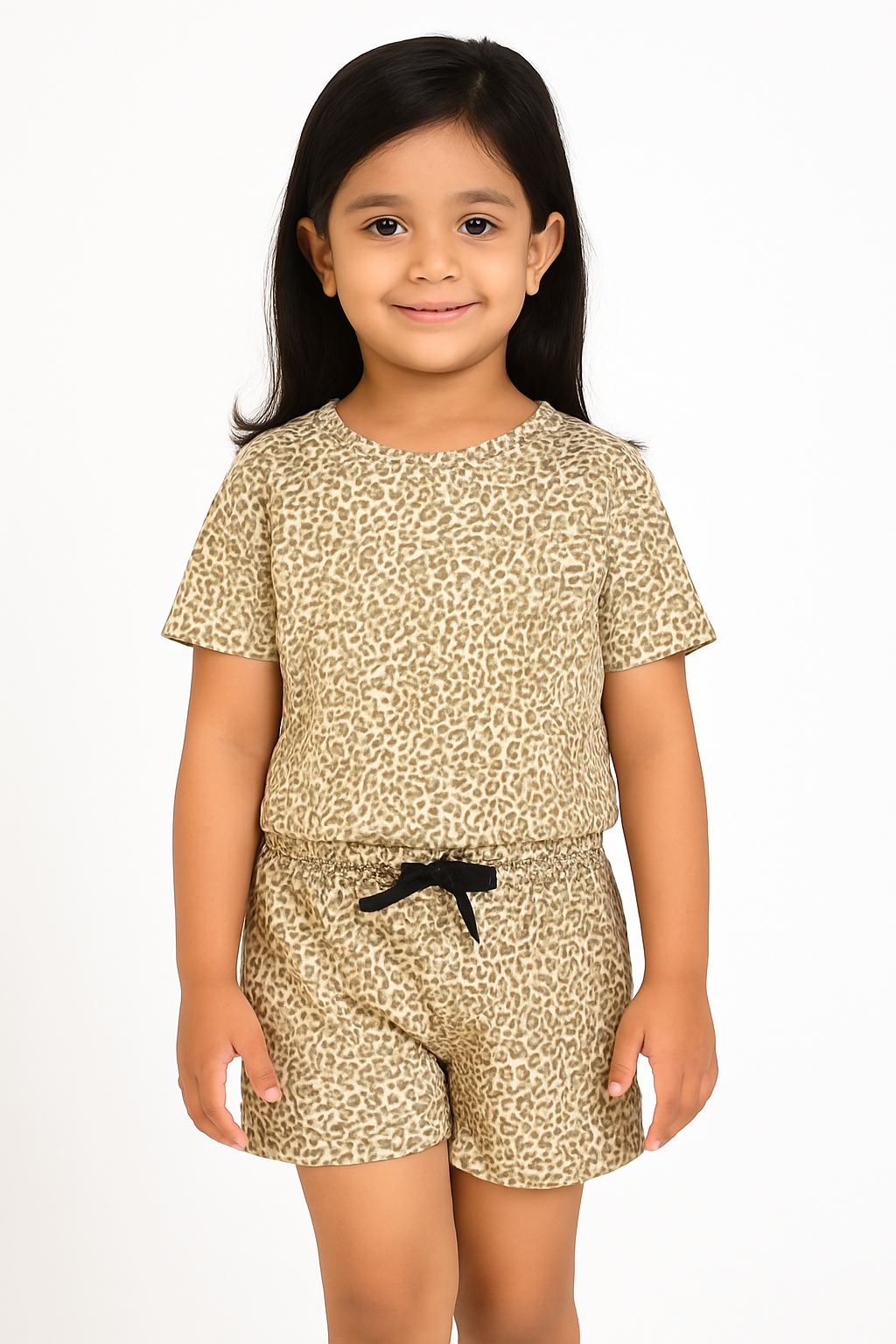 Kids Girls Cotton Co-ord set Printed