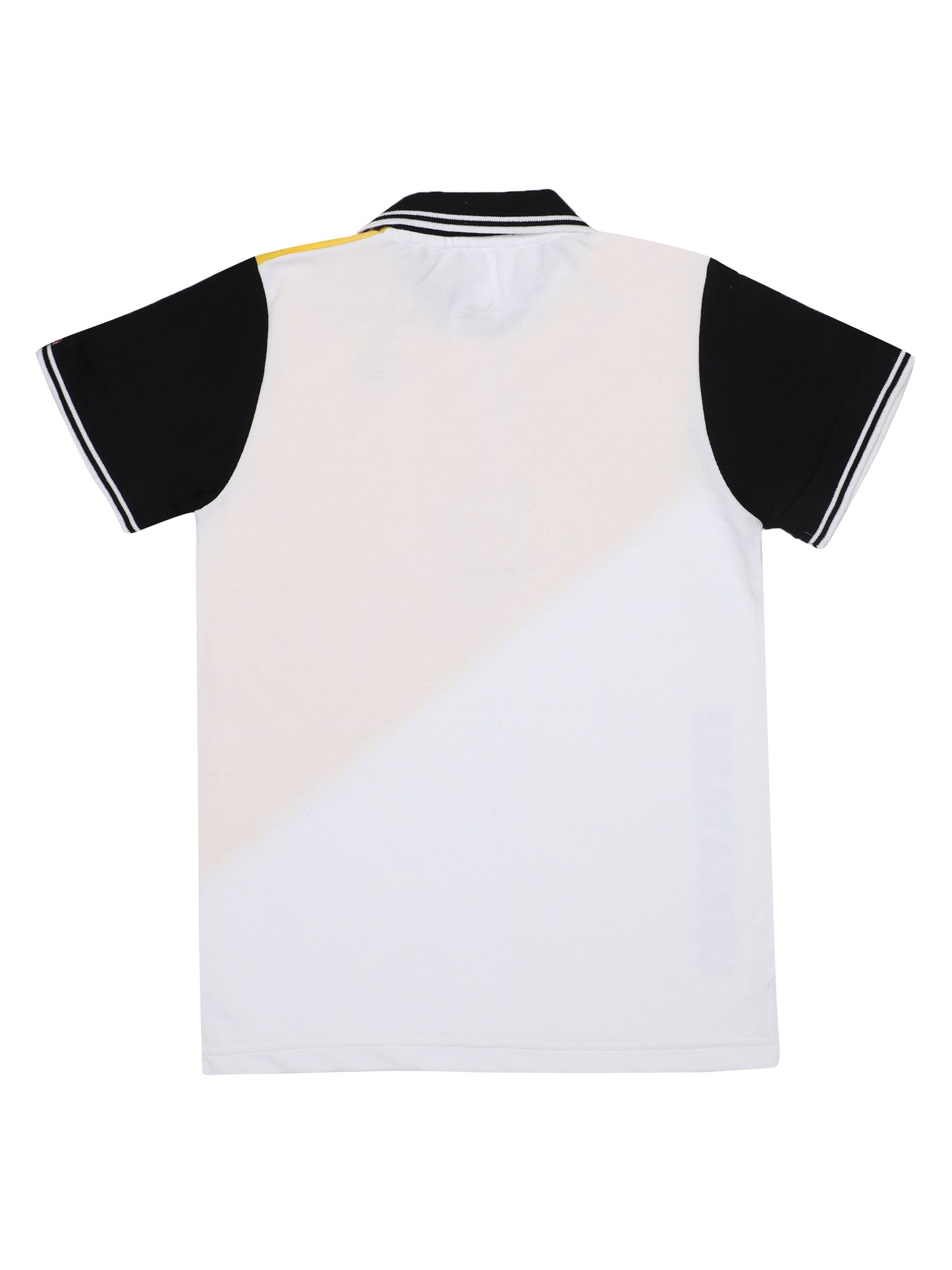 Chilins Boys Polo Tshirt, Color- Yellow & White